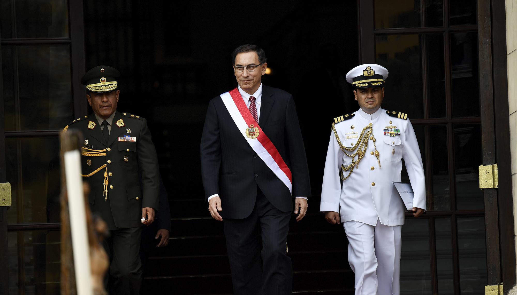 Martín Vizcarra, presidente de Perú.